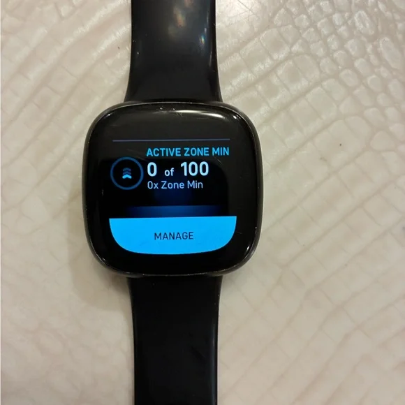 Fitbit Smart Fitness Watch with Black Band - Picture 6 of 9